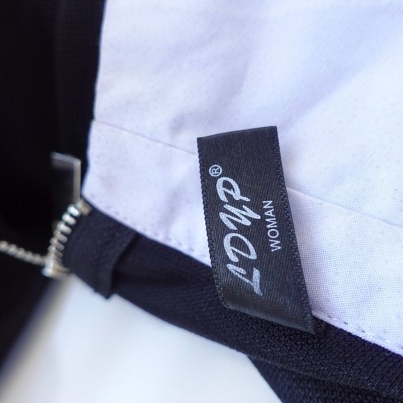 Black Sweater Dress Womens Small Mini Shift Collared Basic Minimal Classic LYDP - Picture 7 of 10